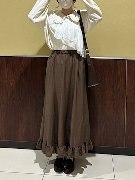 「AMERICAN HOLIC（アメリカンホリック）のアイテム」を使った、omochiさん（レディース・166cm）の秋コーディネート