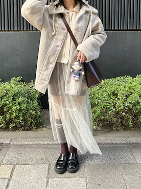 Kastane（カスタネ）の「COWカールシャギーコート（）」 - WEAR