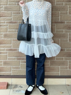 「アイテム（ワンピース/ドレス）」を使った、omochiさん（レディース・166cm・20代）の秋コーディネート