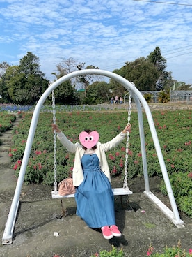 「MEIER.Q（マイヤーキュー）のアイテム（ワンピース/ドレス）」を使った、美田さん（レディース・167cm）の冬コーディネート