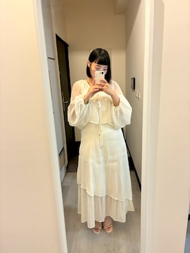 「アイテム（その他トップス）」を使った、美田さん（レディース・167cm）の秋コーディネート
