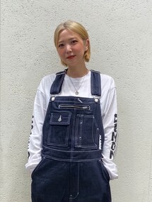 オーバーオール　エクストララージ　マリオコラボ X-LARGE(エクストララージ) / マリオコラボ/DENIM OVERALL