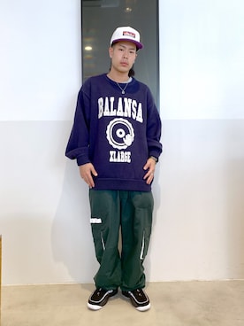 山口 聖矢さん（メンズ・175cm）の秋コーディネート