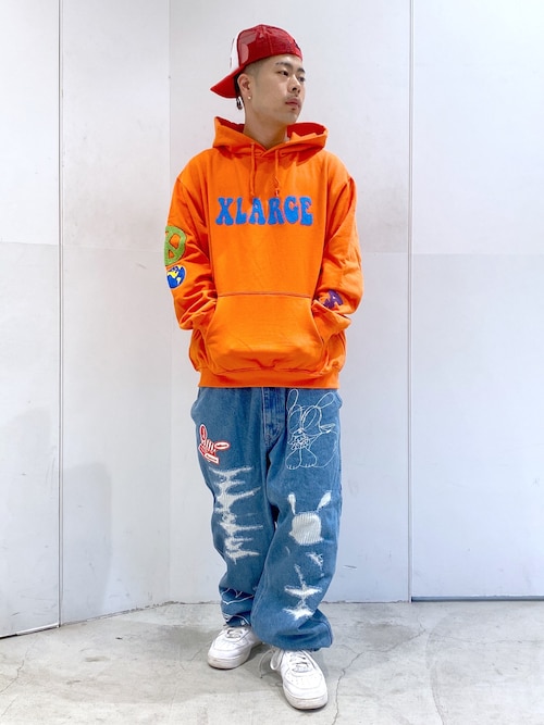 FLOWER PULLOVER HOODED SWEAT（パーカー）｜XLARGE（エクストララージ