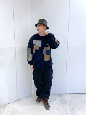 山口 聖矢さん（メンズ・175cm）の冬コーディネート