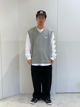 山口 聖矢さん（メンズ・175cm）の秋コーディネート