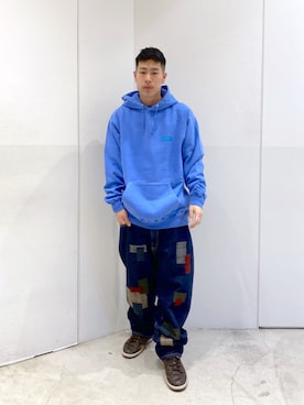 山口 聖矢さん（メンズ・175cm）の冬コーディネート