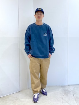 山口 聖矢さん（メンズ・175cm）の秋コーディネート