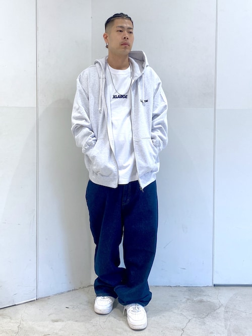 STANDARD LOGO ZIP HOODED SWEATSHIRT（パーカー）｜XLARGE