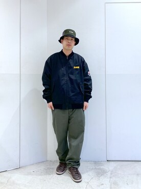 山口 聖矢さん（メンズ・175cm）の冬コーディネート