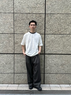 「STUDIOUS（ステュディオス）のアイテム（トップス）」を使った、keigokubokuraさん（メンズ・181cm）の春コーディネート