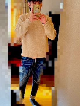 「部屋着」｜aaa0250さん（メンズ・170cm）の冬コーディネート