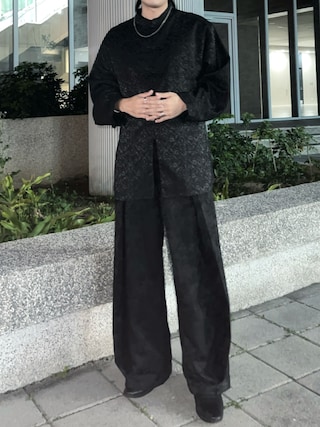 パンツ tweedshortpants Shoowtime（ショウタイム）の「オーバーワイドチャイナパターン