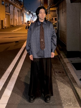 「CASPER JOHN（キャスパージョン）のアイテム」を使った、ゆうさん（メンズ・175cm）の秋コーディネート