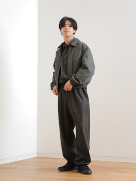 「アイテム（スウェットパンツ）」を使った、naoさん（メンズ・182cm・20代）の秋コーディネート