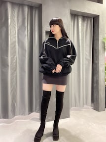 EMODA - EMODA×SHINICHIROU INUI オーバーコントラストスウェット EMODA - EMODA×SHINICHIROU INUI オーバーコントラスト