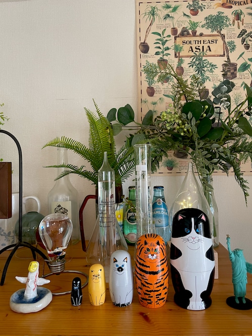 welms.】Flask Vase フラスコ 花瓶（フラワーベース）｜BIRTHDAY BAR