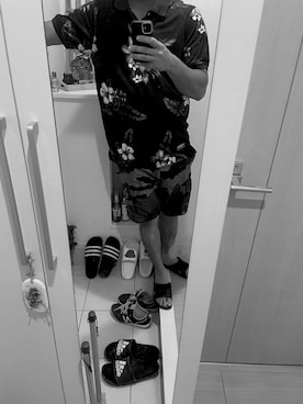 「sumikaneko（ｽﾐｶﾈｺ）のアイテム」を使った、neko1530さん（メンズ・165cm）の秋コーディネート