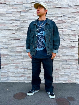 「アイテム（アクセサリー）」を使った、KENTAさん（メンズ・159cm・30代）の秋コーディネート