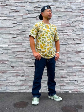 「アイテム（キャップ）」を使った、KENTAさん（メンズ・159cm・30代）の秋コーディネート