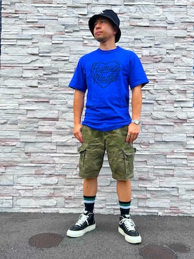 「アイテム（レッグウェア）」を使った、KENTAさん（メンズ・159cm）の秋コーディネート