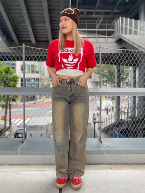 【adidas】Originals プレミアム カリ Tシャツ ドレス adidas】Originals プレミアム カリ Tシャツ ドレス 関送込
