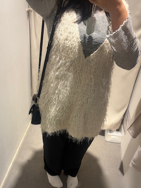 「LEPSIM（レプシィム）のアイテム」を使った、くらげさん（レディース・155cm）の秋コーディネート