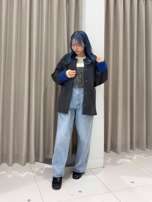 セール】バイカラーニットコート（その他アウター）｜SENSE OF PLACE