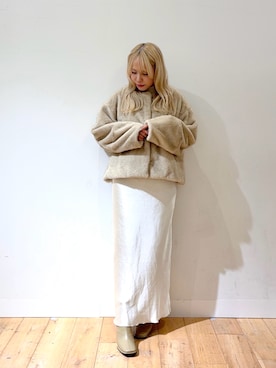 「アイテム（ブルゾン）」を使った、nahoさん（レディース・150cm）の秋コーディネート