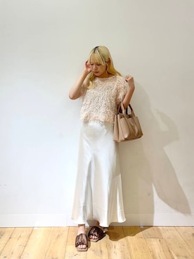 「アーバンリサーチ」｜「アイテム（キャミソール）」を使った、naho003さん（レディース・150cm）の夏コーディネート