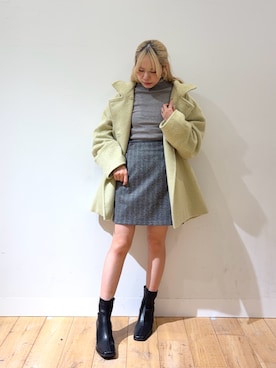 「アイテム（テーラードジャケット）」を使った、nahoさん（レディース・150cm）の秋コーディネート