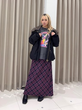 「アイテム（スウェット）」を使った、nahoさん（レディース・150cm・20代）の秋コーディネート