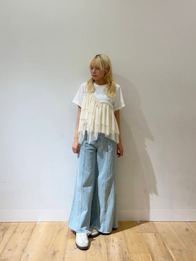 「KBF（ケイビーエフ）のアイテム」を使った、naho003さん（レディース・150cm）の夏コーディネート