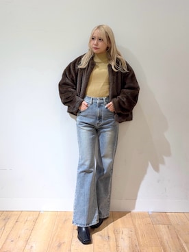 「アイテム（ブルゾン）」を使った、nahoさん（レディース・150cm）の秋コーディネート