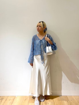 「SENSE OF PLACE by URBAN RESEARCH（センスオブプレイスバイアーバンリサーチ）のアイテム（サンダル）」を使った、nahoさん（レディース・150cm）の夏コーディネート