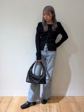 「KBF（ケイビーエフ）のアイテム（パンツ）」を使った、nahoさん（レディース・150cm）の春コーディネート