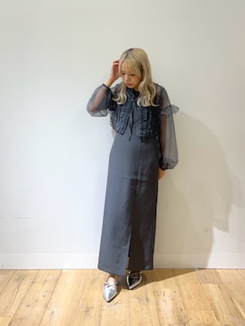 「SENSE OF PLACE by URBAN RESEARCH（センスオブプレイスバイアーバンリサーチ）のアイテム（パンプス）」を使った、nahoさん（レディース・150cm）の秋コーディネート