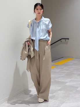 松原さん(レディース・153cm)の夏コーディネート