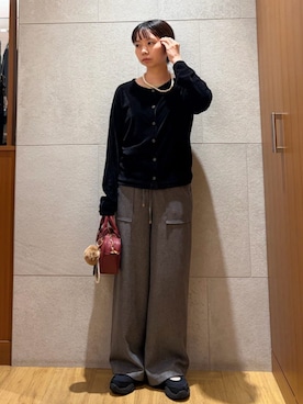 松原さん(レディース・153cm)の秋コーディネート