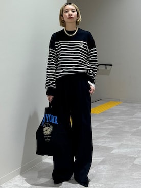 松原さん(レディース・153cm)の秋コーディネート