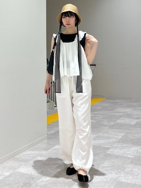 松原さん（レディース・153cm）の夏コーディネート