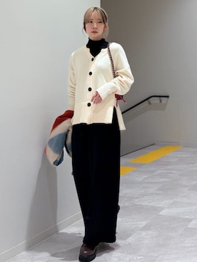 松原さん（レディース・153cm）の冬コーディネート