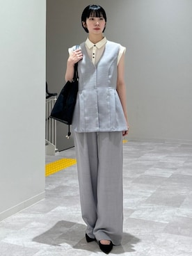 松原さん（レディース・153cm）の夏コーディネート