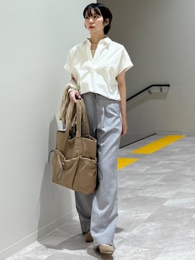 松原さん（レディース・153cm）の夏コーディネート