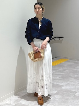 松原さん(レディース・153cm)の夏コーディネート