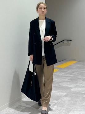 松原さん(レディース・153cm)の秋コーディネート