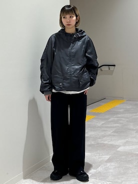 松原さん(レディース・153cm)の冬コーディネート