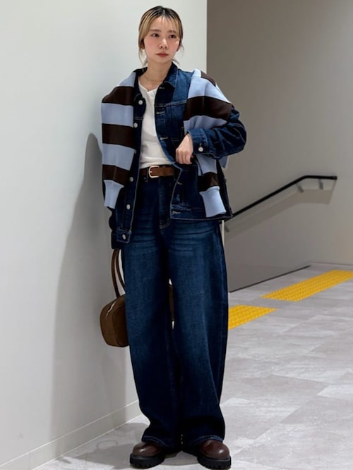 SHIPS Colors:〈洗濯機可能〉アマヨリ デニム ジャケット◇（デニム