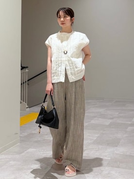 松原さん(レディース・153cm)の夏コーディネート
