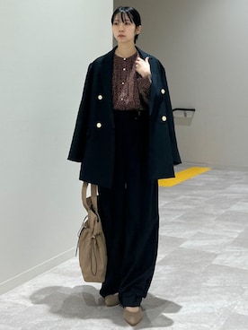 松原さん（レディース・153cm）の秋コーディネート